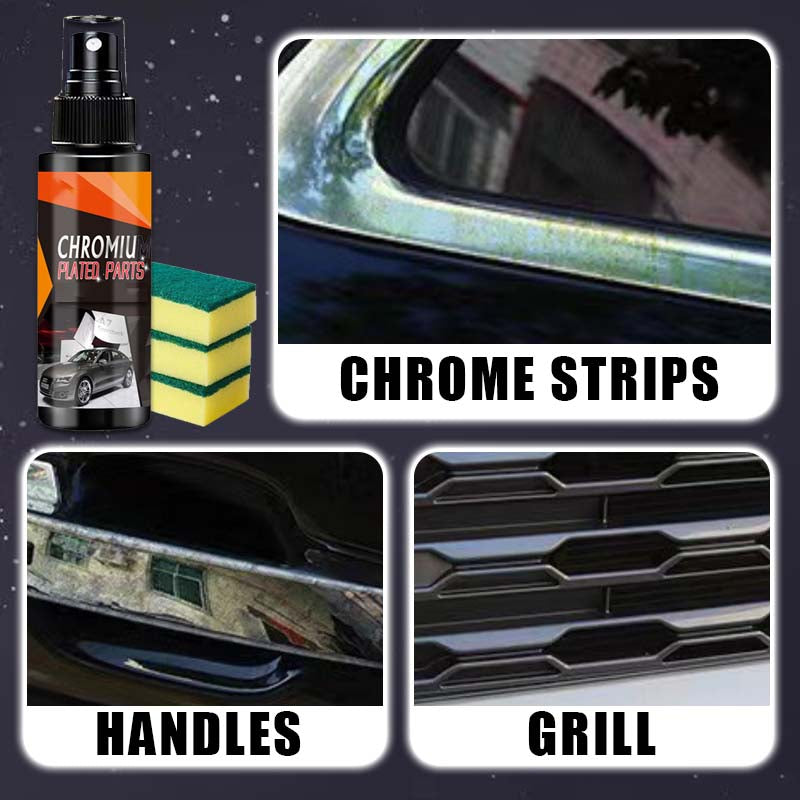 🥳2026 HOT SALE🥳💞50K+ SOLD!✨🚗 50% OFF! Car Metal Chrome Polish – Restores dull chrome to mirror shine. Removes rust & oxidation. Easy apply, lasting results! 🛡️💎