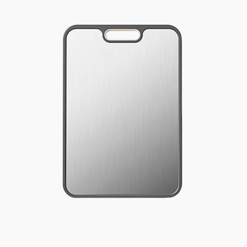 🥳2026 HOT SALE🥳💞50K+ SOLD!🔪🥩 50% OFF! Titanium Cutting Board – Dual‑surface: titanium for meat, wheat straw for veg. Anti‑slip, juice groove, easy clean. Perfect for every kitchen! 🧼✨