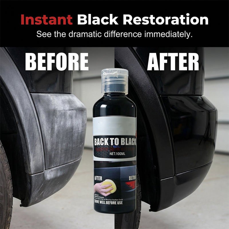 🥳2026 HOT SALE🥳💞50K+ SOLD!🚗✨ 50% OFF! Professional Plastic Reviver – Instantly restores faded trim to deep black. Long‑lasting UV protection. Non‑greasy, no streaks! 🛡️💪