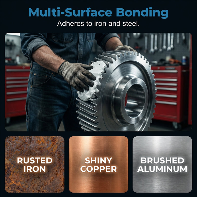 🥳2026 HOT SALE🥳💞50K+ SOLD!🔧✨ 50% OFF! High‑Hardness Metal Repair Putty – Cures like steel, seals leaks instantly. No welding, no costly replacements. DIY repair made easy! 🛡️💪