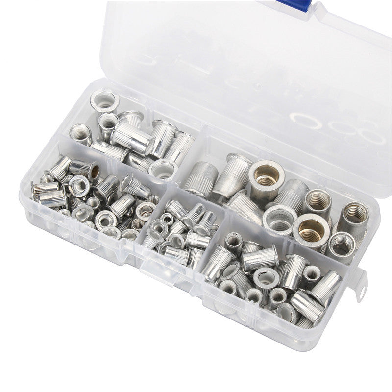🥳2026 HOT SALE🥳💞50K+ SOLD! 🔧✨ 50% OFF! Flat Head Threaded Insert Nut Rivet Nuts Set – Multi-size, corrosion resistant & easy install. Works on wood, metal & plastic – perfect for furniture, automotive & DIY projects! 🛠️💪