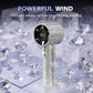 🥳2026 HOT SALE🥳💞50K+ SOLD!💎🌀 50% OFF! Rhinestone Handheld Fan – Powerful wind, long battery life. Stepless speed control, quiet operation. Cool & chic anywhere! ✨💤