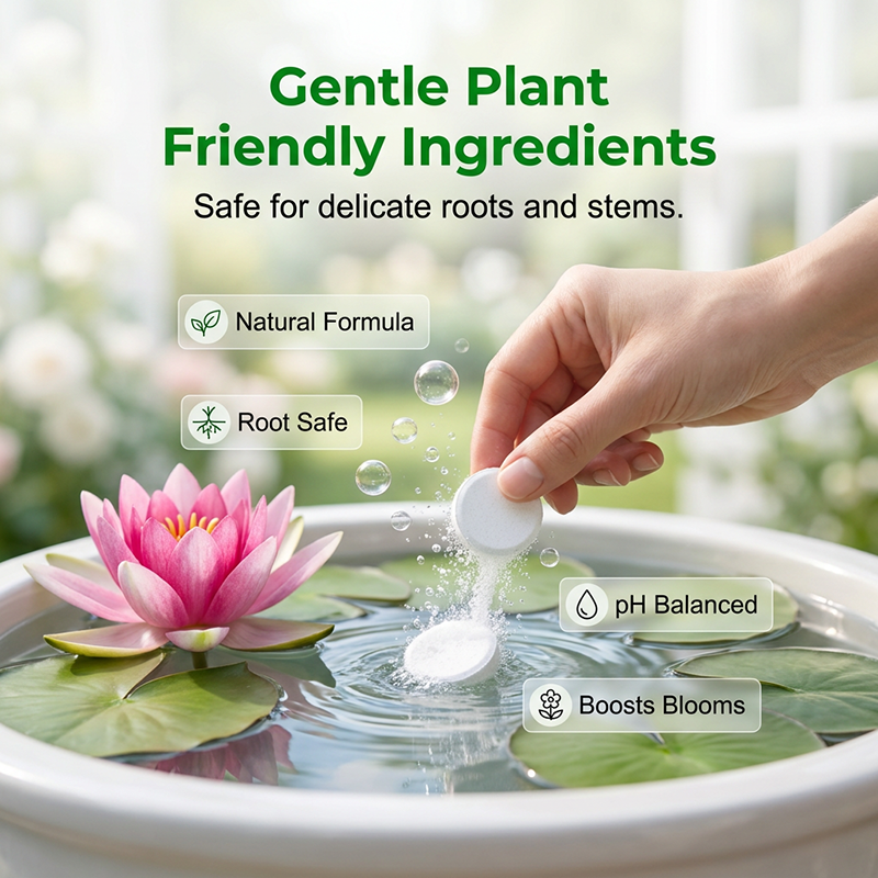🥳2026 HOT SALE🥳💞50K+ SOLD!💧🌿 50% OFF! Water Purification Tablets – Clears algae & cloudiness, keeps plant water crystal clean. One tablet, instant results! 🌱✨