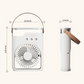 🥳2026 HOT SALE🥳💞50K+ SOLD!🧊🌿 50% OFF! Portable Air Conditioner – Triple‑nozzle mist + fan, ice‑compatible for extra chill. 200ml tank, 7 colours, 5 speeds. Your personal summer oasis! 💨✨