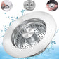 🥳2026 HOT SALE🥳💞50K+ SOLD!🚰🛡️ 50% OFF! Kitchen Sink Drain Strainer – 3‑in‑1: strainer, stopper & odour block. Press to fill, press to drain – no more clogs! 🧼✨