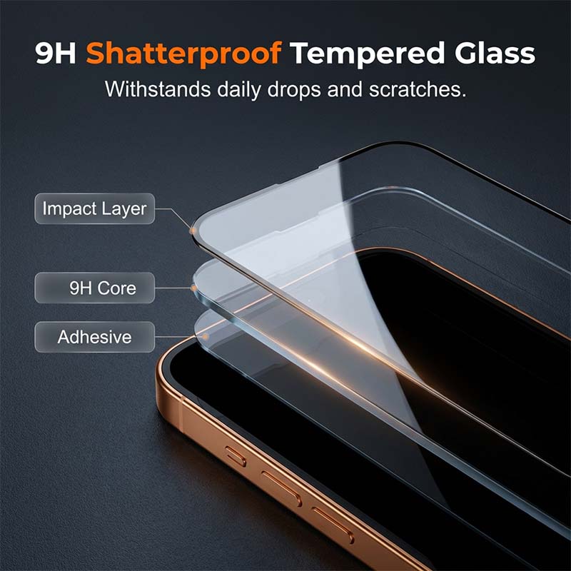 🥳2026 HOT SALE🥳💞50K+ SOLD!📱🛡️ 50% OFF! Auto‑align Screen Protector – 9H tempered glass, dust‑free & bubble‑free. Easy install in seconds – no more misalignment! 🔒✨