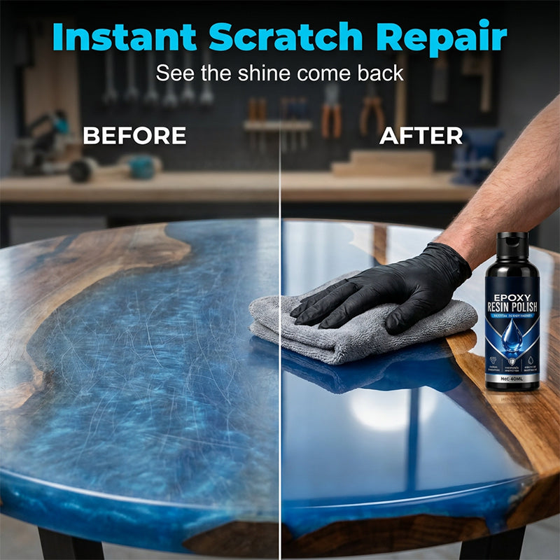 🥳2026 HOT SALE🥳💞50K+ SOLD!✨🎨 50% OFF! High‑Gloss Epoxy Resin Polish – Restores crystal clarity, removes micro‑scratches. Easy wipe‑on, professional shine! 💎🛠️