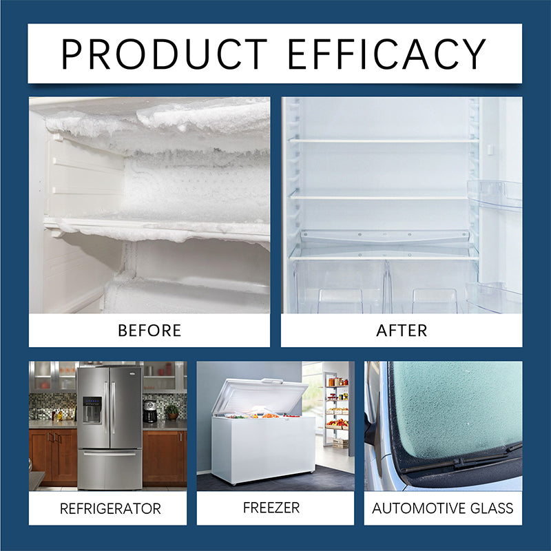 🥳2026 HOT SALE🥳💞50K+ SOLD!❄️⚡ 50% OFF! Refrigerator Defrosting Agent – Melts ice fast, prevents refreezing. No disassembly, no mess. Safe for food & appliance! 🧊✨