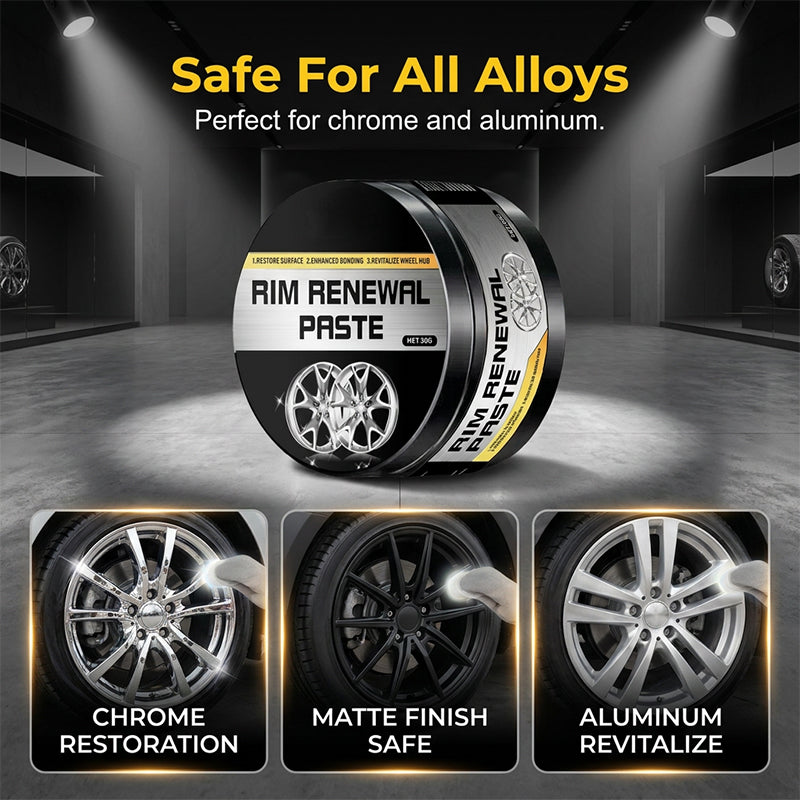 🥳2026 HOT SALE🥳💞50K+ SOLD!✨🛞 50% OFF! All‑in‑One Wheel Restoration Paste – Erases scratches & curb rash instantly. Molecular bonding, rock‑hard protection. Showroom shine! 💎🚗