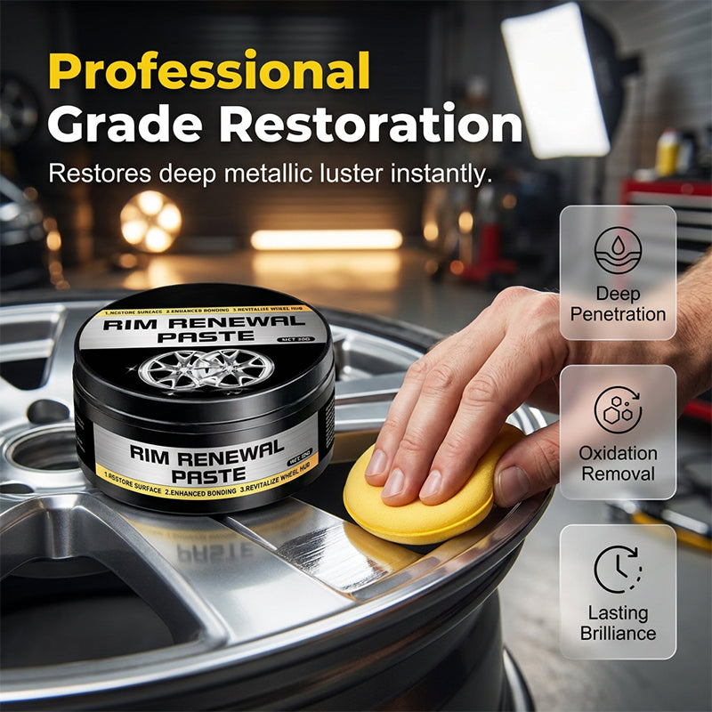 🥳2026 HOT SALE🥳💞50K+ SOLD!✨🛞 50% OFF! All‑in‑One Wheel Restoration Paste – Erases scratches & curb rash instantly. Molecular bonding, rock‑hard protection. Showroom shine! 💎🚗