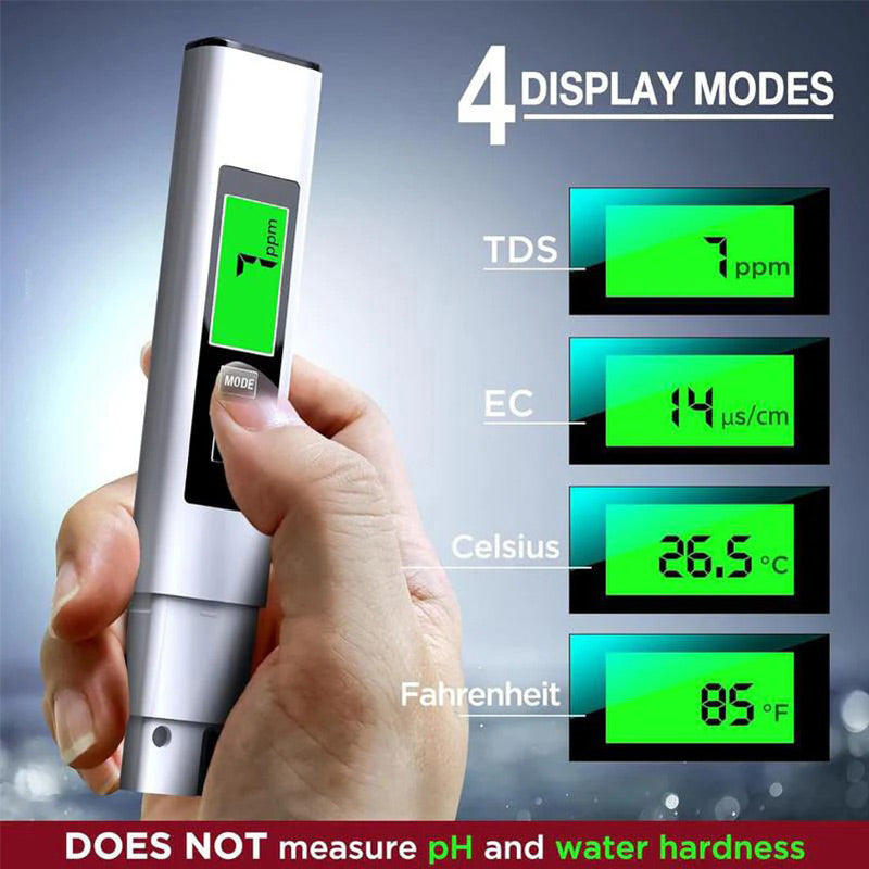🥳2026 HOT SALE🥳💞50K+ SOLD!💧🛡️ 50% OFF! Digital Water Tester Pen – Instant purity check, easy to use. Protect your family from hidden contaminants! 🌟✨
