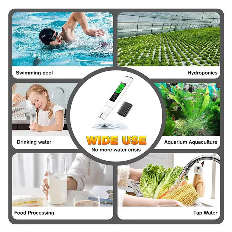 🥳2026 HOT SALE🥳💞50K+ SOLD!💧🛡️ 50% OFF! Digital Water Tester Pen – Instant purity check, easy to use. Protect your family from hidden contaminants! 🌟✨
