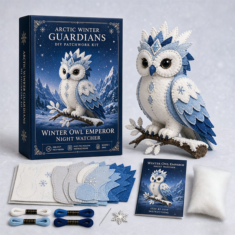 🥳2026 HOT SALE🥳💞50K+ SOLD!🐉🧵 50% OFF! DIY Ice Dragon Felt Patchwork Kit – Pre‑cut fabric, easy stitch holes & visual guide. A magical craft for kids & grandparents! 🌨️✨