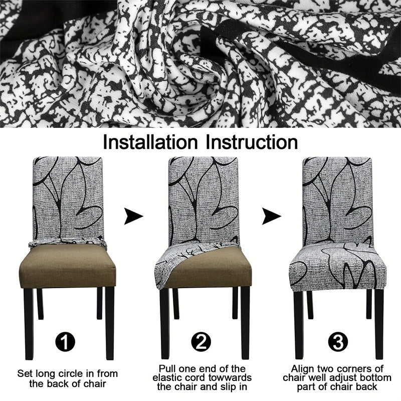 🥳2026 HOT SALE🥳💞50K+ SOLD!⏰🔥 50% OFF! Stretch Dining Chair Cover – Slip on in seconds, snug fit for curved backs. Soft polyester, machine washable – refresh your dining set without buying new chairs! 🪑✨