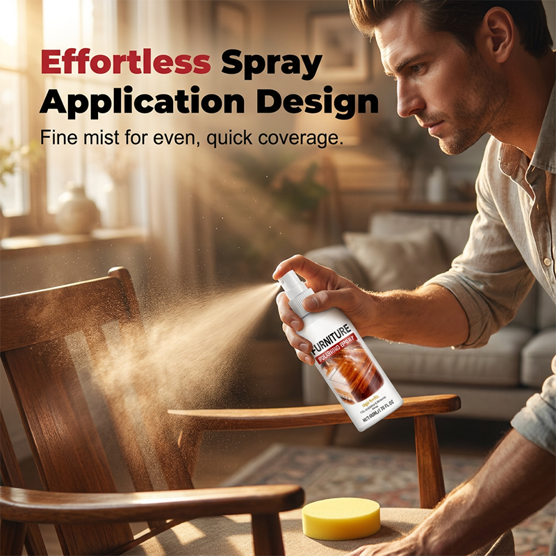 🥳2026 HOT SALE🥳💞50K+ SOLD!💎🖼️50% OFF! Furniture Polish Spray – Instantly restores wood shine, nourishes & protects. Includes soft sponge. Brings old furniture back to life! 💫🛋️