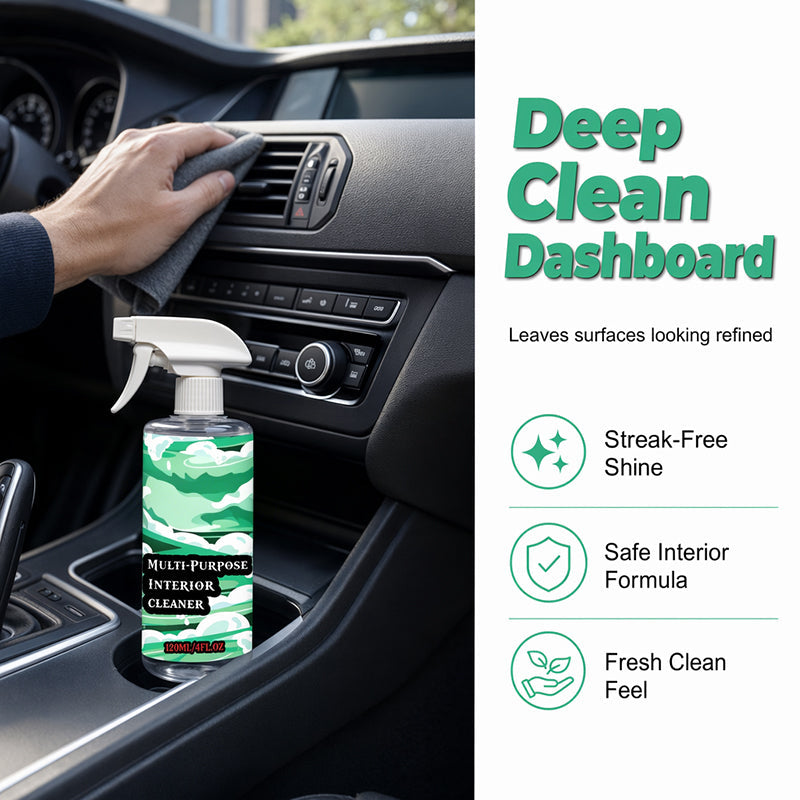 🥳2026 HOT SALE🥳💞50K+ SOLD!🌬️🚙 50% OFF! Car Interior Shine Cleaner – Removes fingerprints & buildup. Keeps your cabin looking neat for every trip. A simple way to refresh! 💎🛞