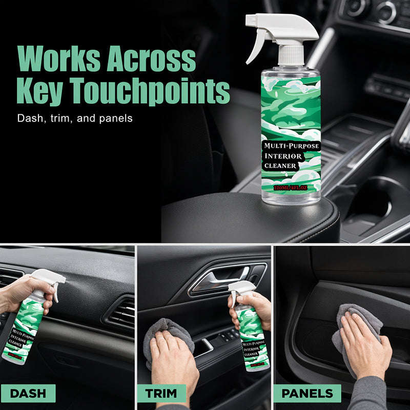 🥳2026 HOT SALE🥳💞50K+ SOLD!🌬️🚙 50% OFF! Car Interior Shine Cleaner – Removes fingerprints & buildup. Keeps your cabin looking neat for every trip. A simple way to refresh! 💎🛞