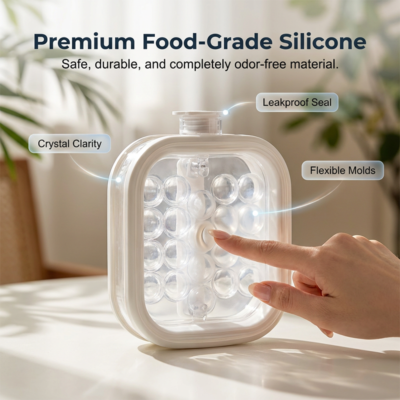 🥳2026 HOT SALE🥳💞50K+ SOLD!🧊🍹 50% OFF! Portable Silicone Ice Ball Maker Kettle – Make 6 ice balls at once, leak‑proof & BPA‑free. Perfect for home, garden & camping! 🌿✨