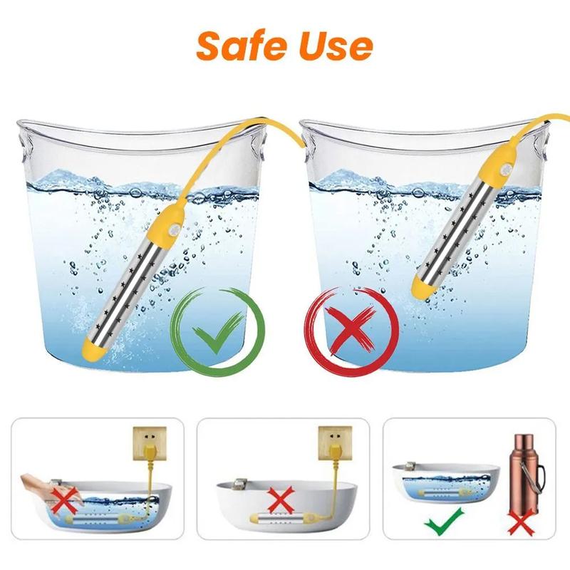 🥳2026 HOT SALE🥳💞50K+ SOLD!🛡️⚡ 50% OFF! Safe Anti‑Scald Immersion Heater – Stainless steel guard prevents burns. Boils water in minutes. Perfect for travel & home! ☕✨