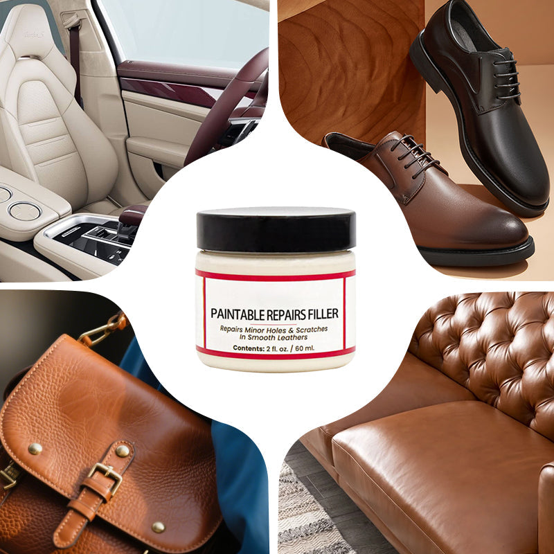 🥳2026 HOT SALE🥳💞50K+ SOLD!🪑🛠️ 50% OFF! Leather Scratch Repair Filler – Fills deep cracks & damage, restores smooth surface. No need to replace – just fill & forget! 💺✨