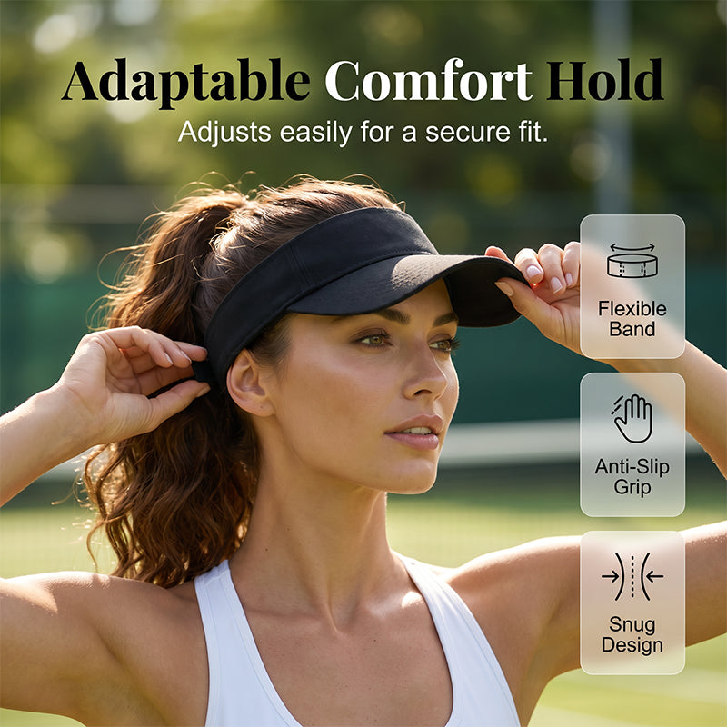 🥳2026 HOT SALE🥳💞50K+ SOLD!👒💨 50% OFF! 2‑in‑1 Visor Hat with Ponytail Wig – Instant wavy hair + sun protection. Open‑top keeps you cool. No more bad hair days! 🌞✨