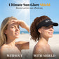 🥳2026 HOT SALE🥳💞50K+ SOLD!👒💨 50% OFF! 2‑in‑1 Visor Hat with Ponytail Wig – Instant wavy hair + sun protection. Open‑top keeps you cool. No more bad hair days! 🌞✨