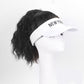 🥳2026 HOT SALE🥳💞50K+ SOLD!👒💨 50% OFF! 2‑in‑1 Visor Hat with Ponytail Wig – Instant wavy hair + sun protection. Open‑top keeps you cool. No more bad hair days! 🌞✨