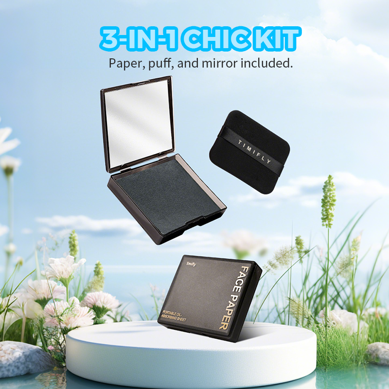 🥳2026 HOT SALE🥳💞50K+ SOLD!🌸✨ 50% OFF! 3‑in‑1 Oil‑Absorbing Paper – Blot, powder & mirror in one. Instant matte finish, no mess. Pocket‑sized summer essential! 💄💨