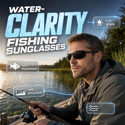 🥳2026 HOT SALE🥳💞50K+ SOLD!🎣🪄 50% OFF! Ultra‑Light Polarized Fishing Sunglasses – Only 15g, cuts glare, sees through water. All‑day comfort for lake & river! 🌊✨
