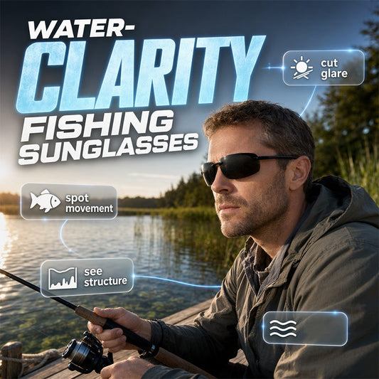 🥳2026 HOT SALE🥳💞50K+ SOLD!🎣🪄 50% OFF! Ultra‑Light Polarized Fishing Sunglasses – Only 15g, cuts glare, sees through water. All‑day comfort for lake & river! 🌊✨