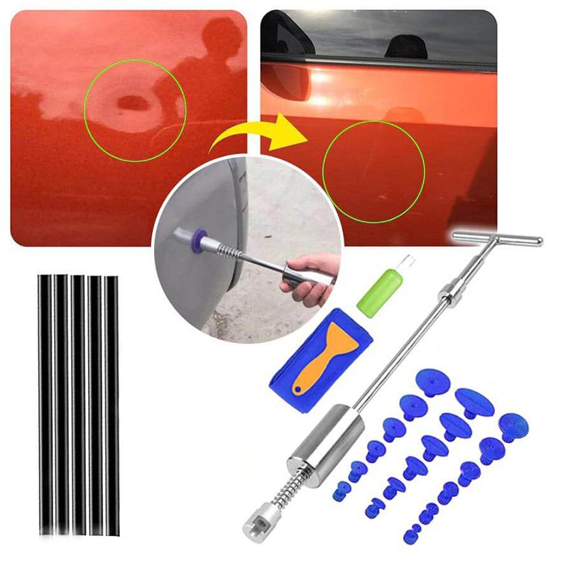 🥳2026 HOT SALE🥳💞50K+ SOLD!🚗🔧 50% OFF! T-Bar Puller Dent Repair Kit – Removes dents without damaging paint. Easy DIY, saves £££ on body shop bills! 🛠️✨