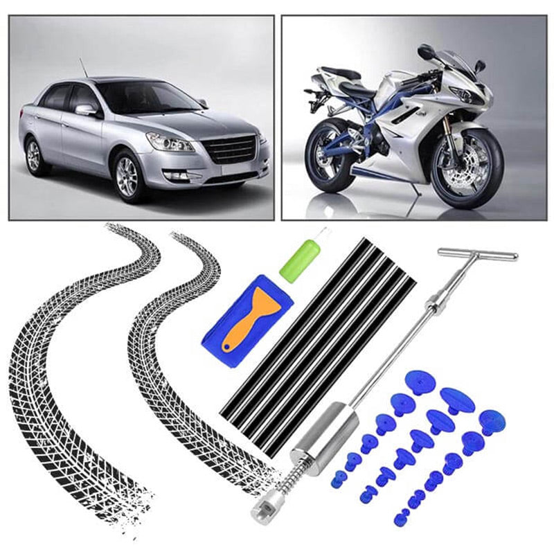 🥳2026 HOT SALE🥳💞50K+ SOLD!🚗🔧 50% OFF! T-Bar Puller Dent Repair Kit – Removes dents without damaging paint. Easy DIY, saves £££ on body shop bills! 🛠️✨