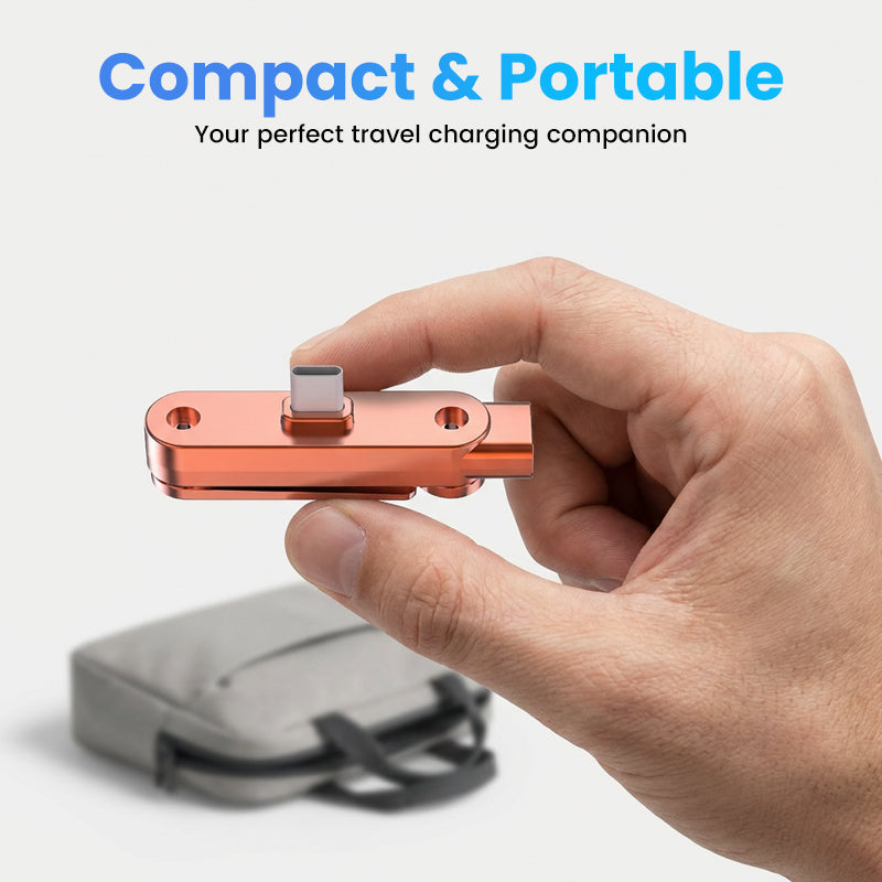 🥳2026 HOT SALE🥳💞50K+ SOLD!🔌🔄 50% OFF! Fast Charging Adapter with 360° Foldable Stand – 240W PD, rotates for portrait/landscape. No extra stand needed. Charge & watch hands‑free! 📱✨