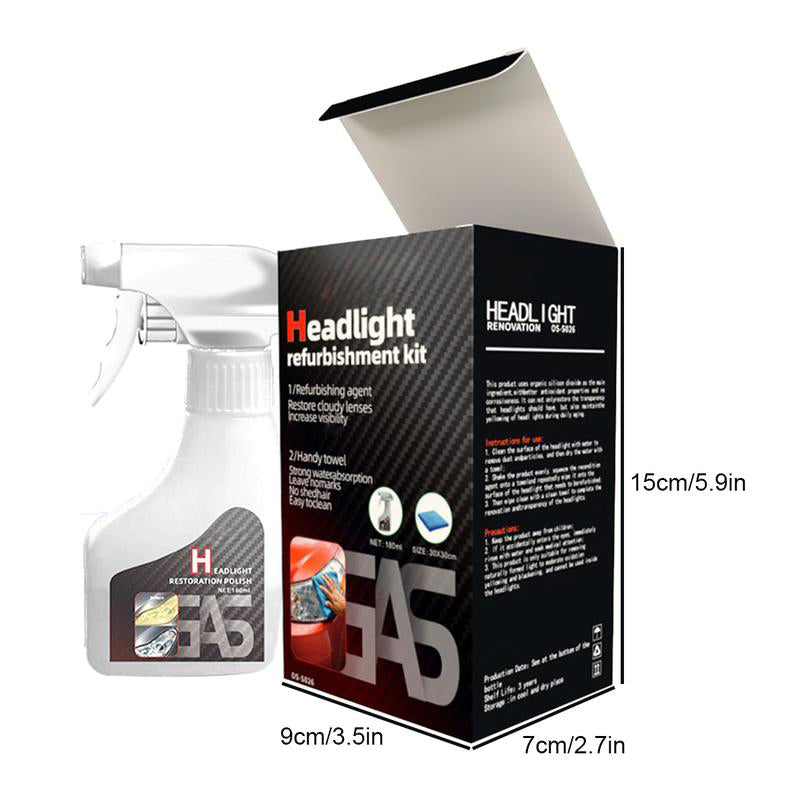🥳2026 HOT SALE🥳💞50K+ SOLD!🚗💡 50% OFF! Headlamp Refurbisher & Coating Kit – Restores faded headlights & seals with hydrophobic coating. Brighter beams, safer night drives – in just 2 minutes! 🔧✨
