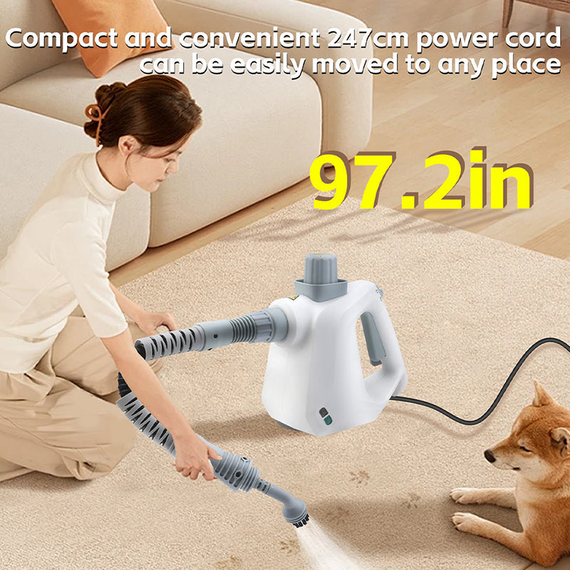 🥳2026 HOT SALE🥳💞50K+ SOLD!💨🧼 50% OFF! Multipurpose Handheld Steam Cleaner – 135°C steam, no chemicals. Kills germs & mites. Safe for family & pets! 🏠✨
