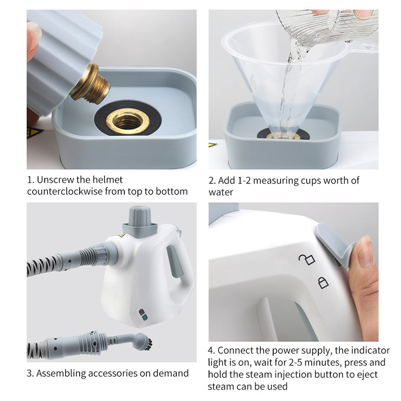 🥳2026 HOT SALE🥳💞50K+ SOLD!💨🧼 50% OFF! Multipurpose Handheld Steam Cleaner – 135°C steam, no chemicals. Kills germs & mites. Safe for family & pets! 🏠✨