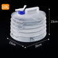 🥳2026 HOT SALE🥳💞50K+ SOLD!🚐💧 50% OFF! Collapsible Water Container with Spigot – Folds flat, stores small. Leak‑proof tap, easy pour. Perfect for camping & road trips! 🏕️✨