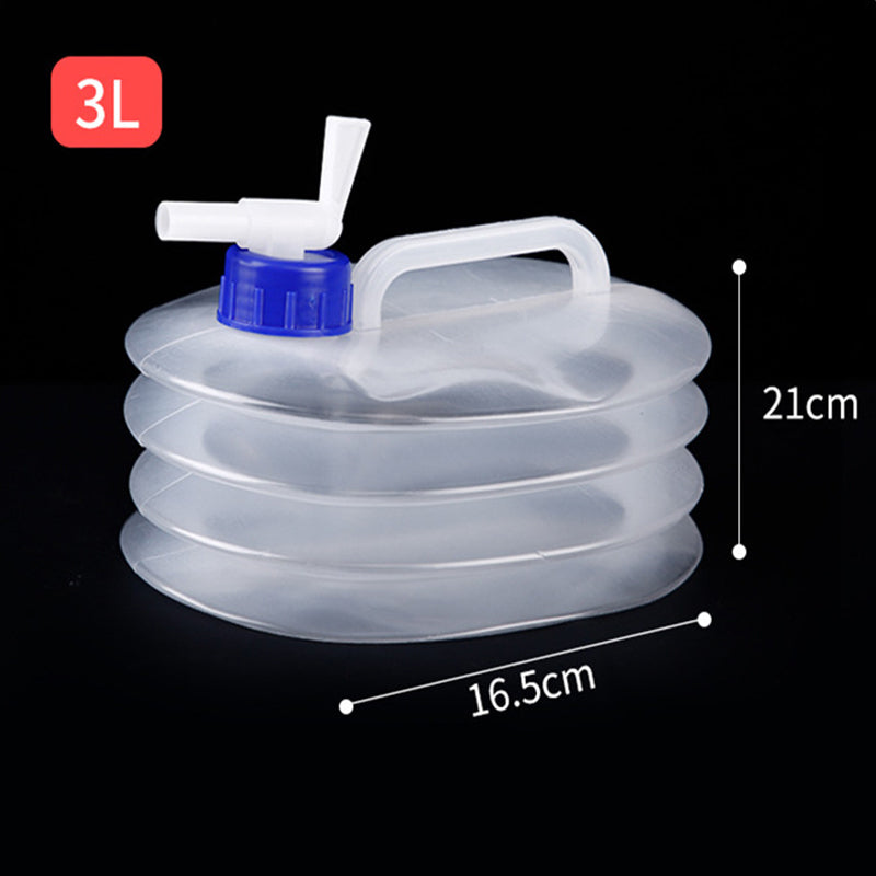 🥳2026 HOT SALE🥳💞50K+ SOLD!🚐💧 50% OFF! Collapsible Water Container with Spigot – Folds flat, stores small. Leak‑proof tap, easy pour. Perfect for camping & road trips! 🏕️✨