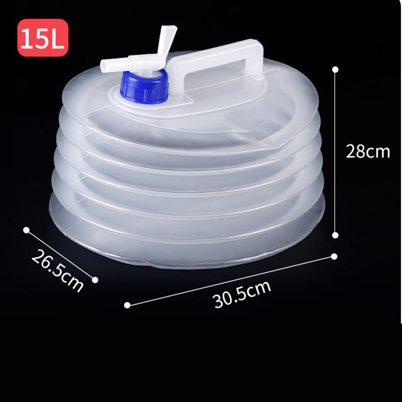 🥳2026 HOT SALE🥳💞50K+ SOLD!🚐💧 50% OFF! Collapsible Water Container with Spigot – Folds flat, stores small. Leak‑proof tap, easy pour. Perfect for camping & road trips! 🏕️✨