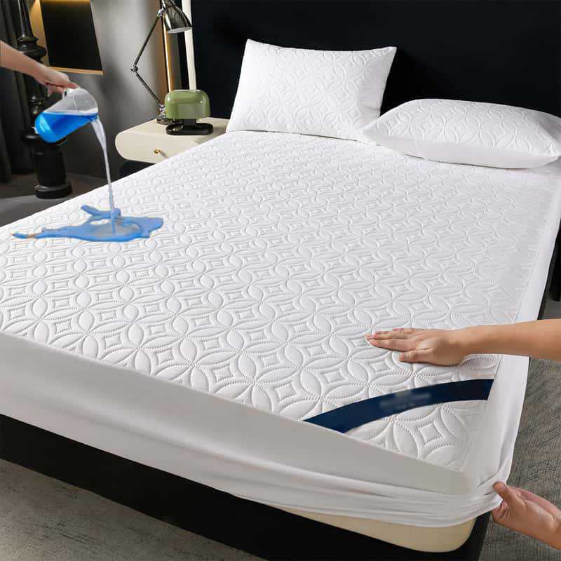 🥳2026 HOT SALE🥳💞50K+ SOLD!🛏️🛡️ 50% OFF! Quilted Waterproof Mattress Protector – Blocks spills & stains, keeps your mattress fresh. Deep pocket, no shifting. Sleep soundly! 😴✨