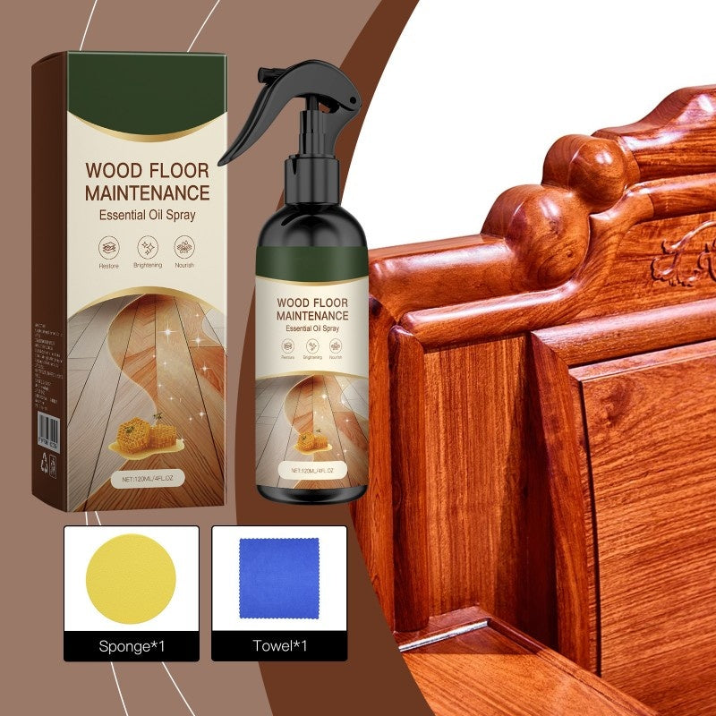 🥳2026 HOT SALE🥳💞50K+ SOLD!🐝🪵 50% OFF! Natural Beeswax Floor Spray – Deeply nourishes wood, prevents cracking & warping. Restores shine, protects daily wear. Easy spray & wipe! ✨🧽