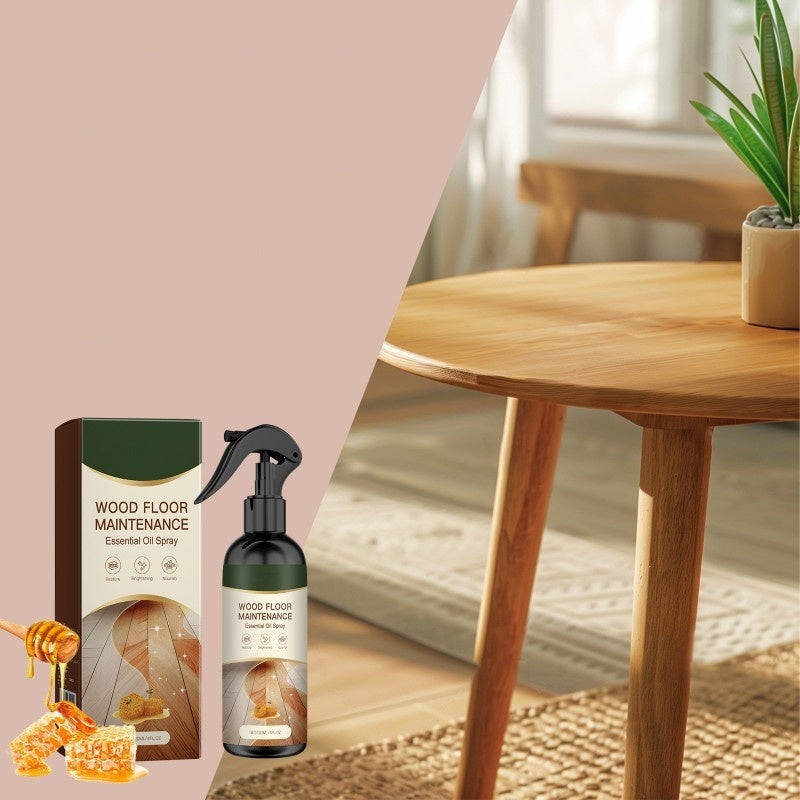 🥳2026 HOT SALE🥳💞50K+ SOLD!🐝🪵 50% OFF! Natural Beeswax Floor Spray – Deeply nourishes wood, prevents cracking & warping. Restores shine, protects daily wear. Easy spray & wipe! ✨🧽