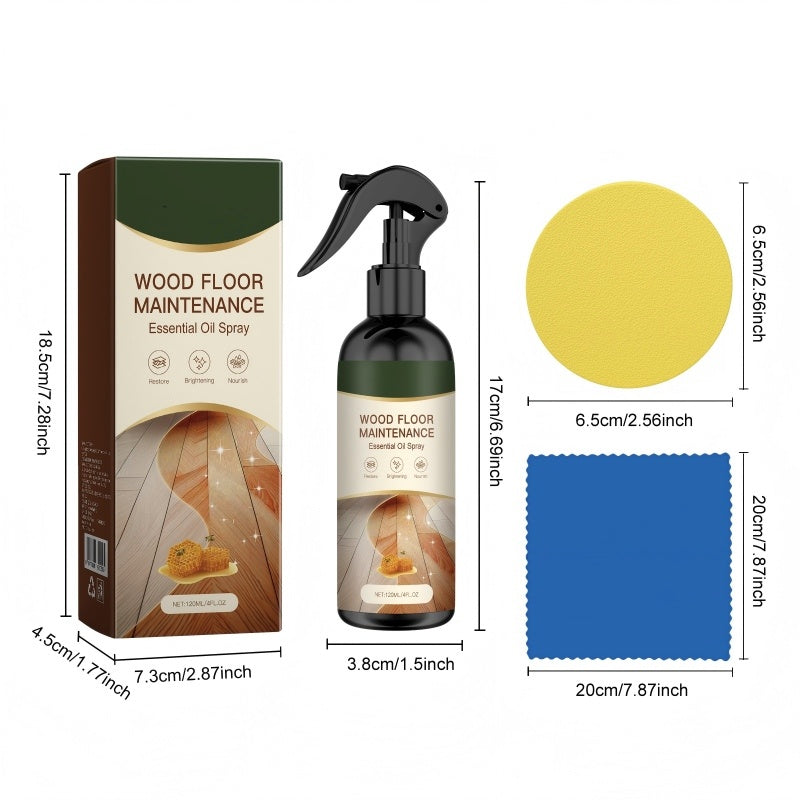 🥳2026 HOT SALE🥳💞50K+ SOLD!🐝🪵 50% OFF! Natural Beeswax Floor Spray – Deeply nourishes wood, prevents cracking & warping. Restores shine, protects daily wear. Easy spray & wipe! ✨🧽