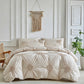 🥳2026 HOT SALE🥳💞50K+ SOLD!💤🌙 50% OFF! Elegant Tufted Floral Pinch Pleat Duvet Cover Set – Premium soft & breathable blend, timeless khaki tone. 35K+ sold – create your dream bedroom today! 🛏️✨