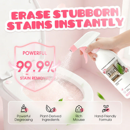 🥳2026 HOT SALE🥳💞50K+ SOLD! 🛁🧹 50% OFF! Bathroom Cleaner Spray – dissolves limescale, soap scum & water stains without scrubbing. Multi-surface for glass, tiles & taps – leaves a fresh botanical scent. Gentle formula, no harsh fumes! ✨💪