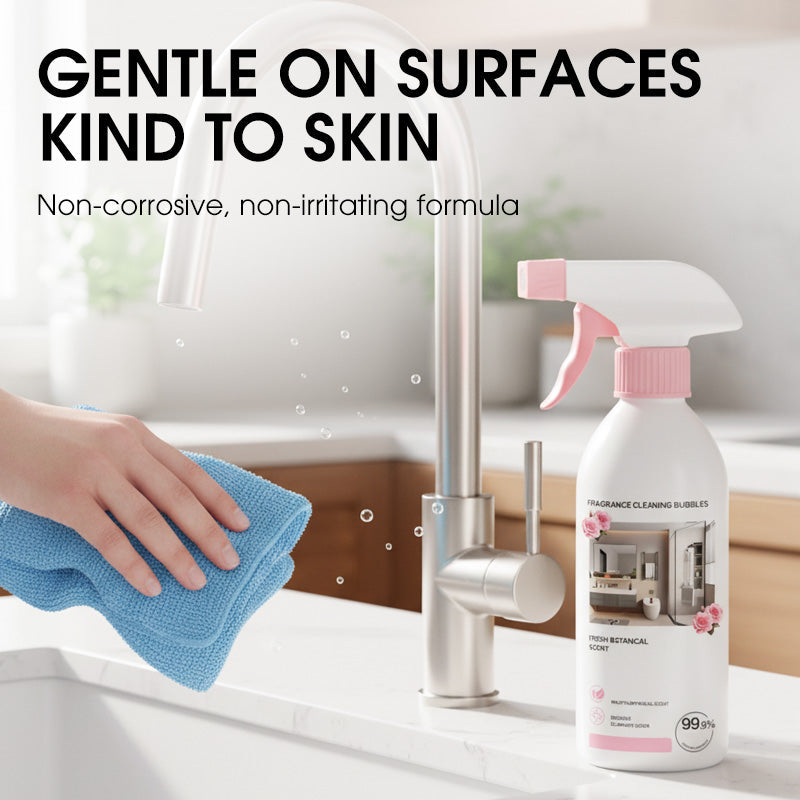 🥳2026 HOT SALE🥳💞50K+ SOLD! 🛁🧹 50% OFF! Bathroom Cleaner Spray – dissolves limescale, soap scum & water stains without scrubbing. Multi-surface for glass, tiles & taps – leaves a fresh botanical scent. Gentle formula, no harsh fumes! ✨💪