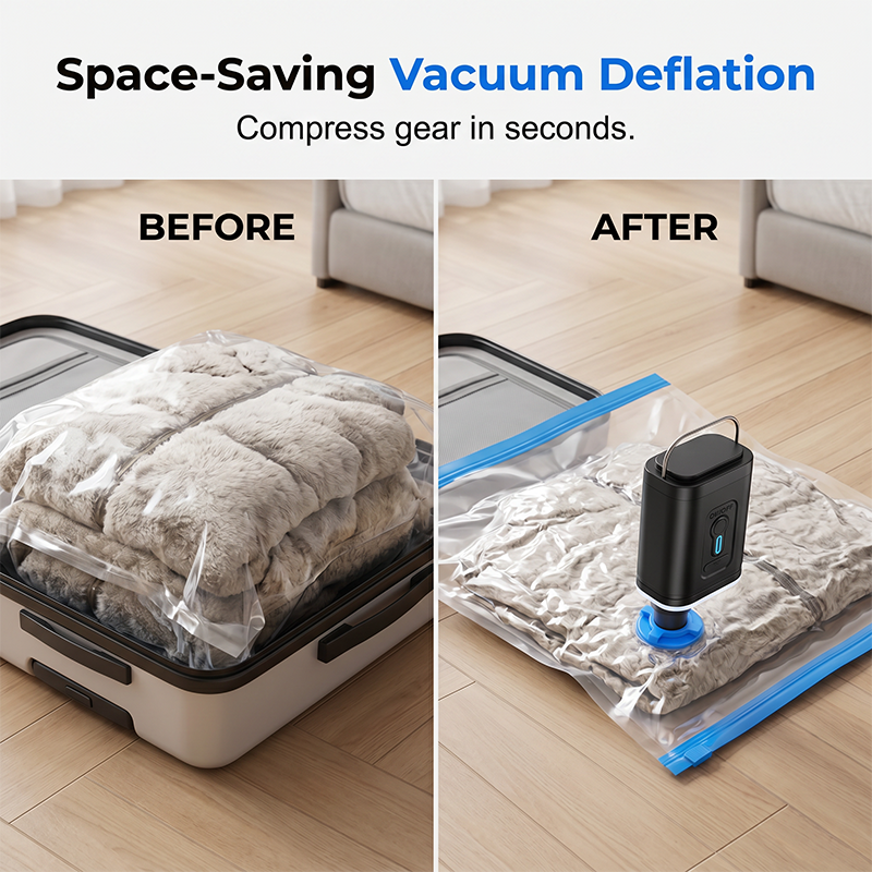🥳2026 HOT SALE🥳💞50K+ SOLD!⛺🔋 50% OFF! Portable Outdoor Air Pump – Fits in your pocket, inflates mattresses, pools & tents. 5 nozzles, Type‑C fast charge. Adventure ready! 🏄✨