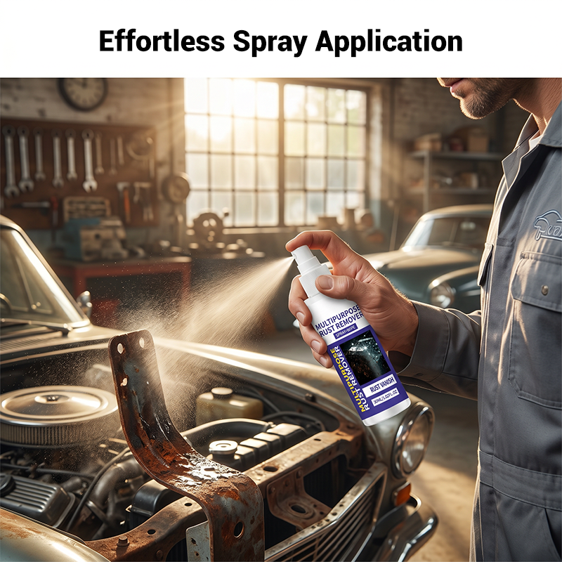 🥳2026 HOT SALE🥳💞50K+ SOLD!🧴⚙️ 50% OFF! Polishing & Rust Remover Spray – Dissolves rust, restores shine on cars & tools. No acid, safe on metal. Spray & wipe! 🛞✨