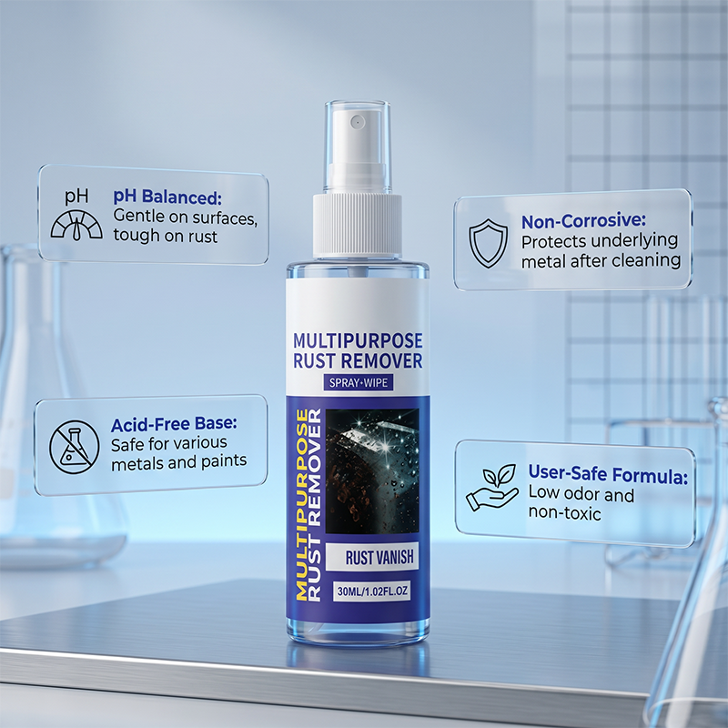 🥳2026 HOT SALE🥳💞50K+ SOLD!🧴⚙️ 50% OFF! Polishing & Rust Remover Spray – Dissolves rust, restores shine on cars & tools. No acid, safe on metal. Spray & wipe! 🛞✨