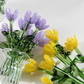 🥳2026 HOT SALE🥳💞50K+ SOLD! 🎁✨ 50% OFF! Mini Glass Bouquet – 6cm tall, 7 glass flowers + vase, never withers. Elegant gift for home & office! 🏠💚